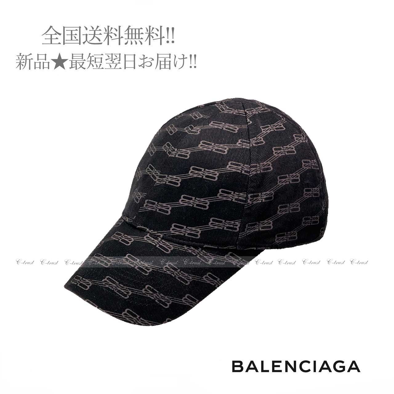 BALENCIAGA  ロゴ刺繍入りキャップ　ブラック BALENCIAGA(バレンシアガ) ロゴ刺繍キャップ ブラック｜【公式