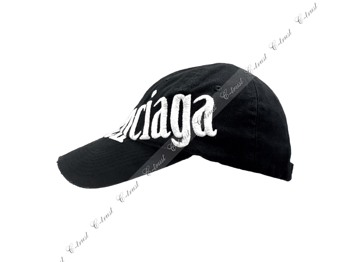 新品未使用 バレンシアガ BALENCIAGA ベースボールCAP ダメージ加工