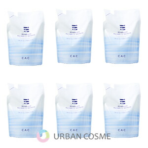 CACかざり付ける品 CAC メンブレンヘアー\u0026上半身シャンプー レフィル 400ml 6個書き割り さっぱり 洗いもの料 草木謂われ因縁 包接働き掛ける 潤い