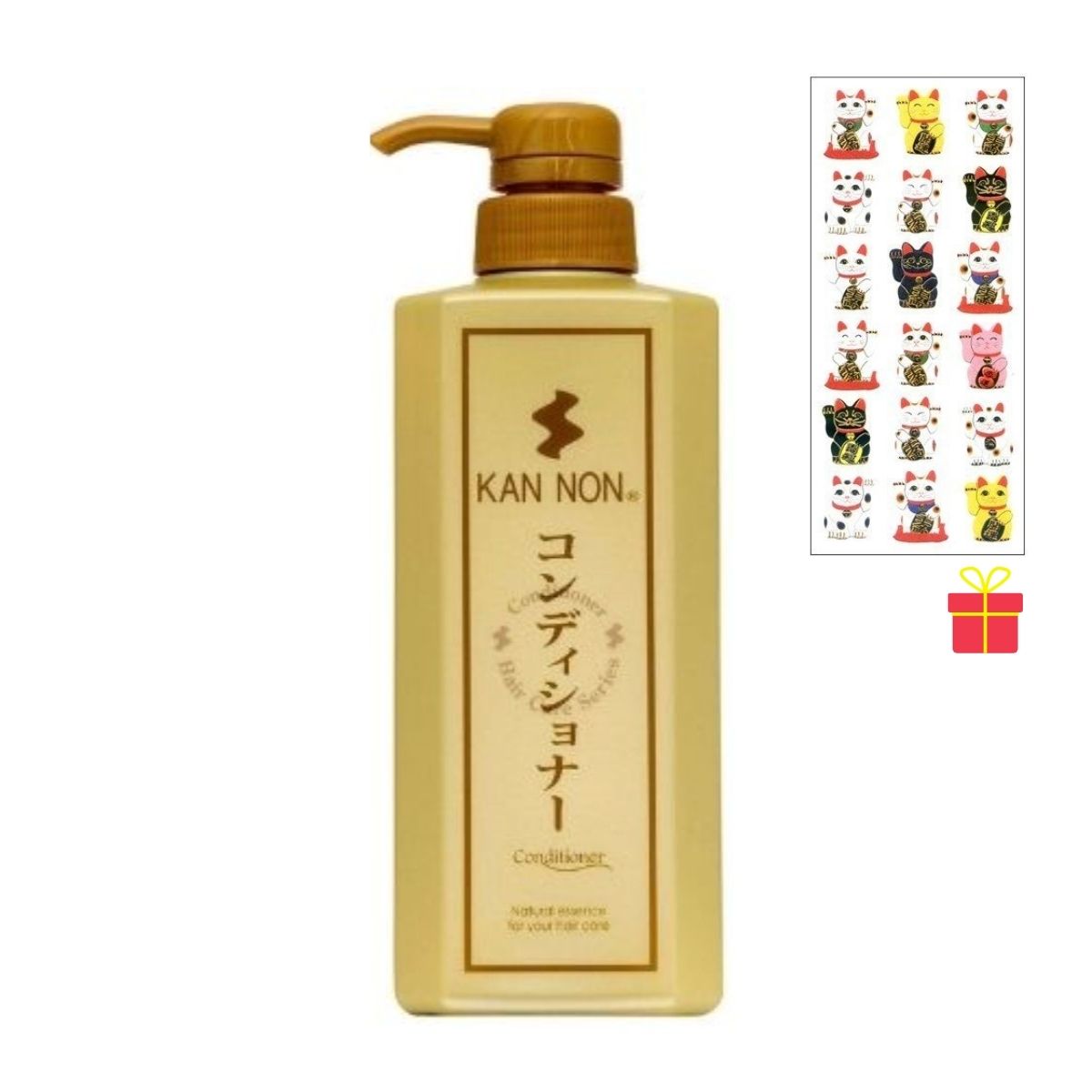 観音海水浴場 コンディショナー 700ml【12個書き割り】【金運招き猫押捺1枚付】観音海水浴場水練りあわせる はちみつ 髪の毛世話をする  海水浴場コスメ