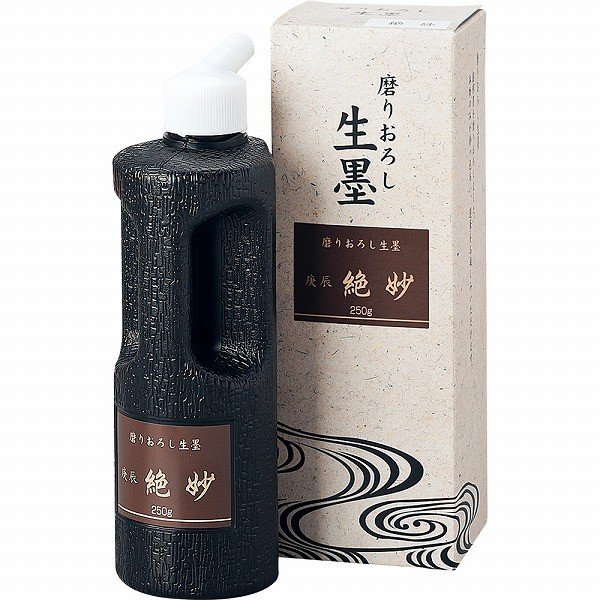 楽天市場】呉竹 磨りおろし生墨(古墨)(普通濃度 250g)【書道用具 書道