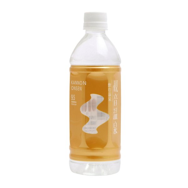 観音温泉 飲む温泉 500ml×24本入【5ケース】【うちゅケン君シール1枚付】温泉水 ミネラルウォーター 超軟水 天然シリカ水 備蓄用 ストック 保存 避難対策 美容 5つ星の宿