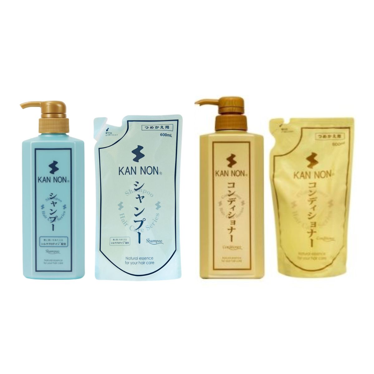 【高額売筋】 楽天市場】観音温泉 シャンプー 600ml【2個セット 詰替用 シャンプー・コンディショナー