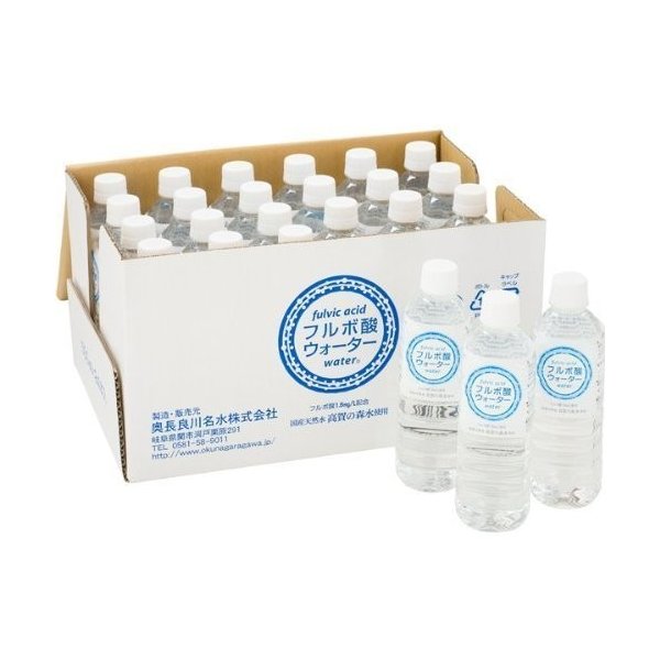 奥長良川名水 フルボ酸ウォーター 500ml&times;24本【6ケース】国産 天然軟水 弱アルカリ性 水 ミネラルウォーター モンドセレクション｜C-VISION 34,665円