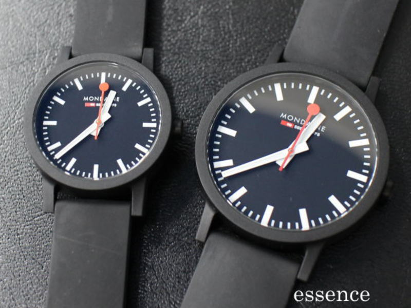 楽天市場 New Mondaine Essence モンディーン エッセンス ペアウォッチ 黒文字盤 Ms1 321 Rb Ms1 411 Rb スイス鉄道時計 腕時計 時計 メンズ レディース ブランド C Watch Company