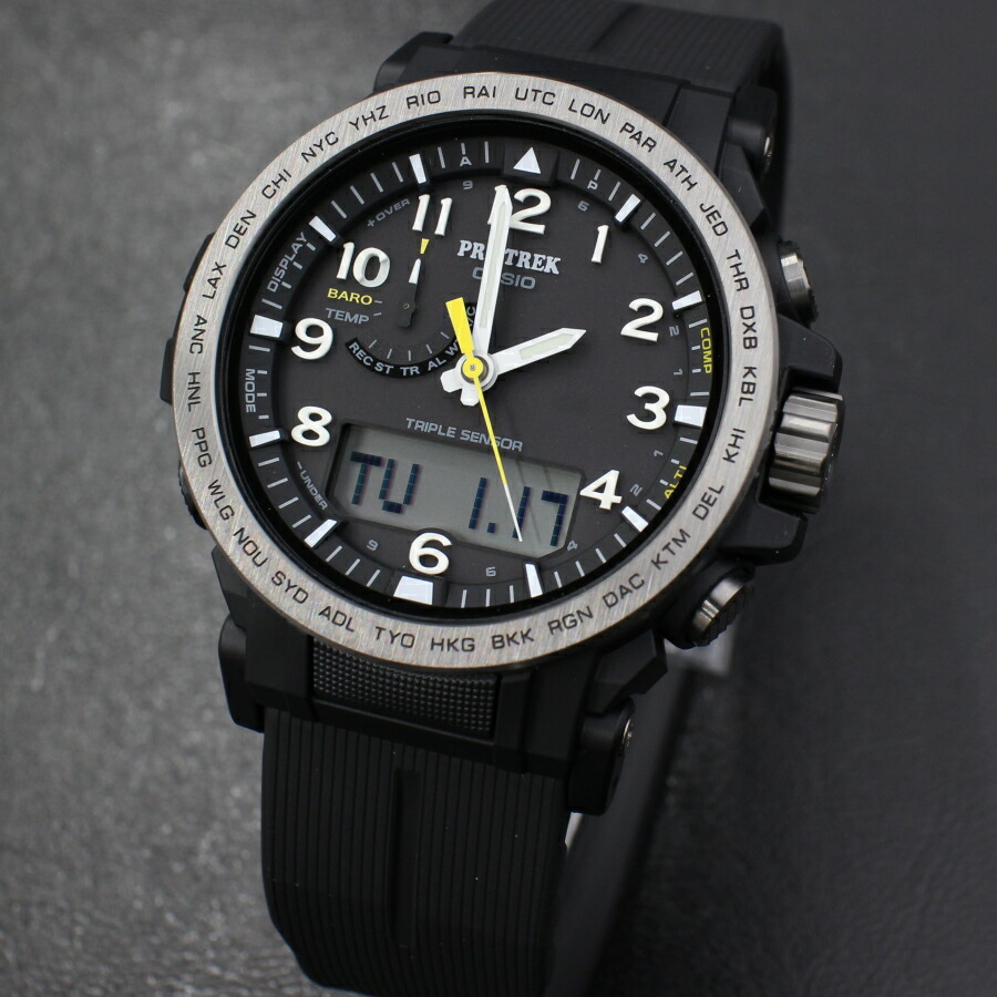 CASIO プロトレック　PRW-5100YT 楽天市場】PROTREK プロトレック PRW-5100YT-1BJF カシオ CASIO