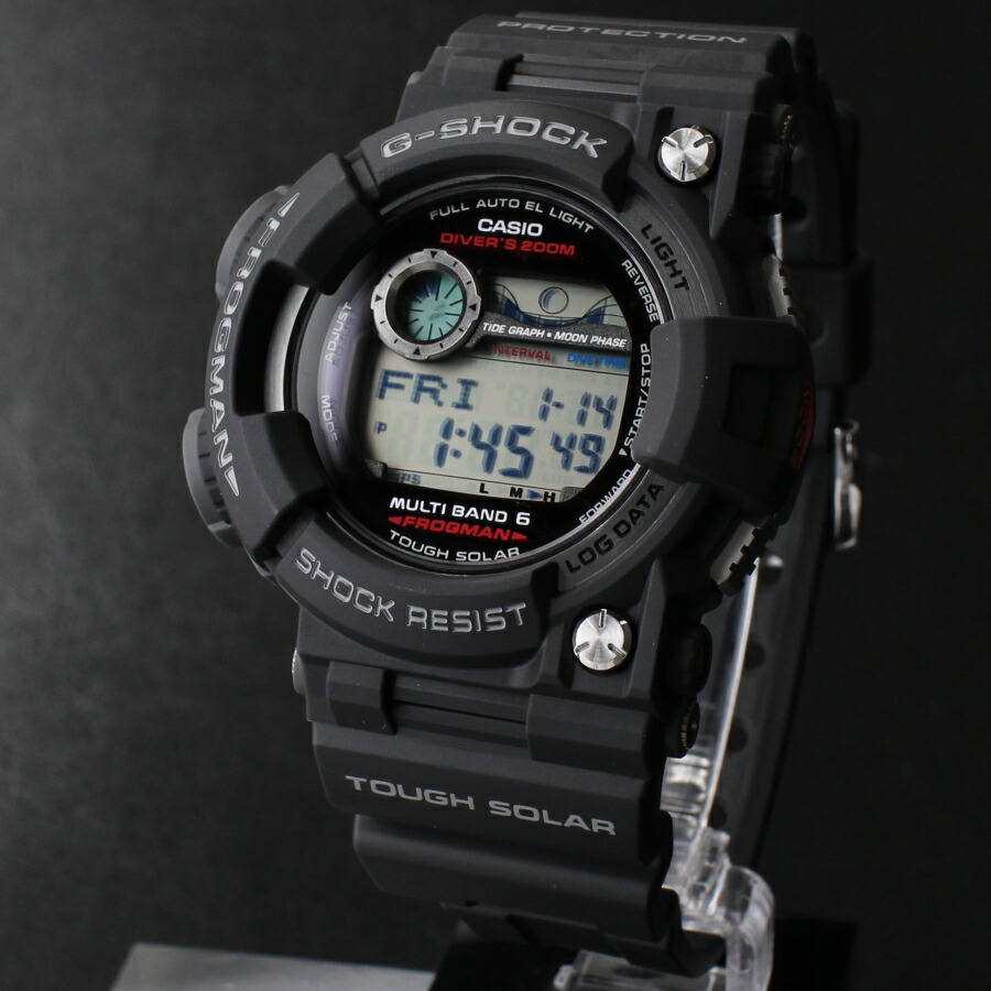 楽天市場】CASIO G-SHOCK FROGMAN GWF-D1000B-1JF マルチバンド6