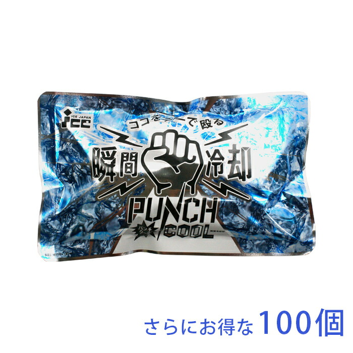 パンチクール 持ちはこび用保冷剤 100個 PUNCH COOL 日本製 新包み