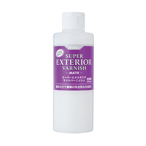 水溶性ニス スーパーエクステリアバーニッシュ 引っ敷き 200ml×35本書き割り