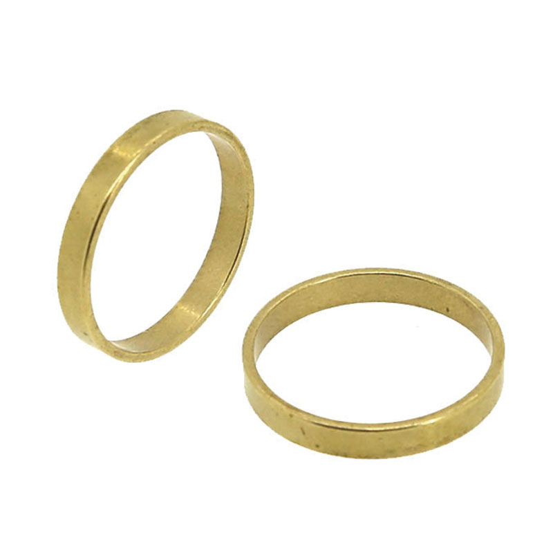 真鍮 練習用リング 巾3&times;φ20mm 50個｜シーウェル　店 7,038円