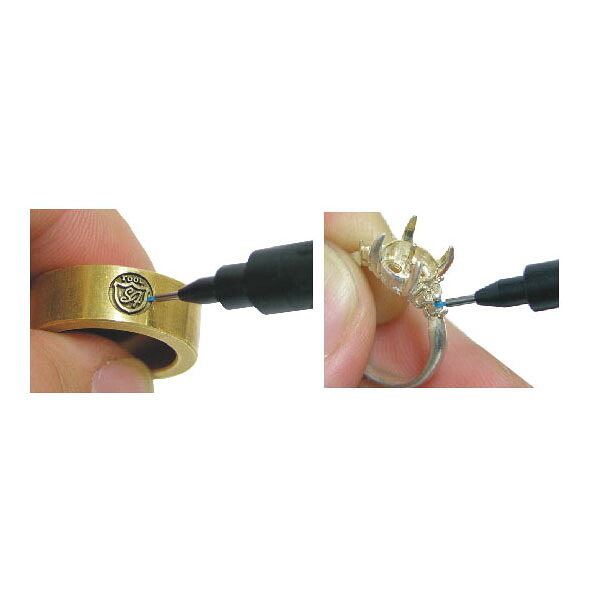 ジーベック XEBEC ポリッシュスティック極細 角型 #1200 赤 0.9 3本入 ピン スティック セラミック 砥石