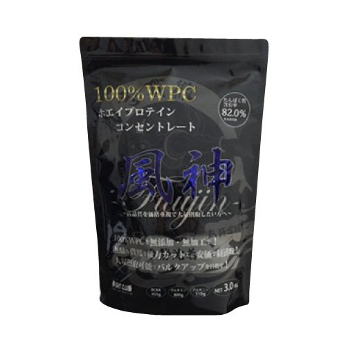 ファイトクラブ 風神プロテイン 3kg ホエイ・プロテイン・コンセントレート【いちおし】｜デアウ