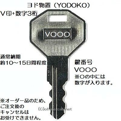 楽天市場】送料無料【合鍵】ヨド物置（YODOKO・ヨドコウ） H 印+数字3 