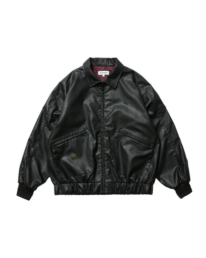 ジャケット・アウター Evisen POSTMAN FAUX LEATHER JACKET 楽天市場】Evisen Skateboards POSTMAN FAUX LEATHER JACKET 25FW_JK06