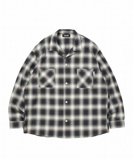 ROTTWEILER R9 OMBRE CHECK SHIRT SAX RW26S-0204 ロットワイラー|CABRON