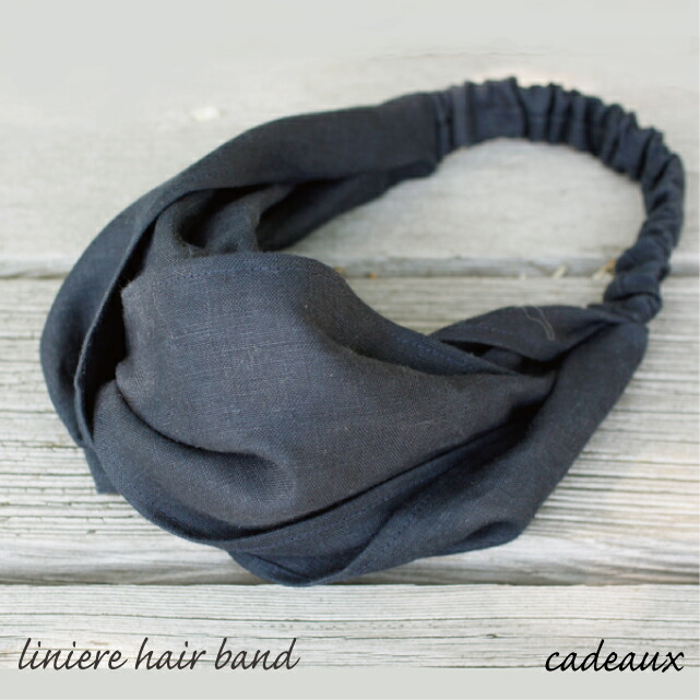 楽天市場 ヘアアクセサリー リネンターバン リングヘアーバンド