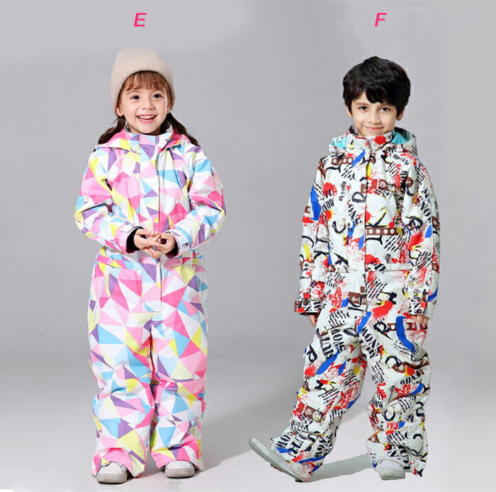 送料無料 スキーウェア ジュニア キッズ こども用 つなぎ 防水 防寒 防風 ジャンプスーツ 100 160 つなぎ 女の子 男の子 雪遊び 冬 暖か ウインター 中綿入り スキー スノーボードウェア キッズ ジュニア スノボー ボードウェア スノーウェア 激安 子供用 かわいい