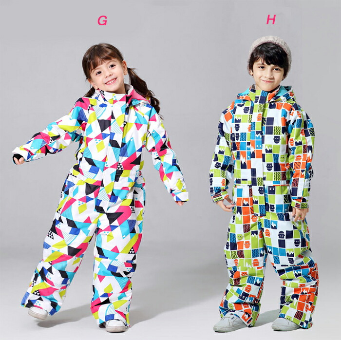 送料無料 スキーウェア ジュニア キッズ こども用 つなぎ 防水 防寒 防風 ジャンプスーツ 100 160 つなぎ 女の子 男の子 雪遊び 冬 暖か ウインター 中綿入り スキー スノーボードウェア キッズ ジュニア スノボー ボードウェア スノーウェア 激安 子供用 かわいい