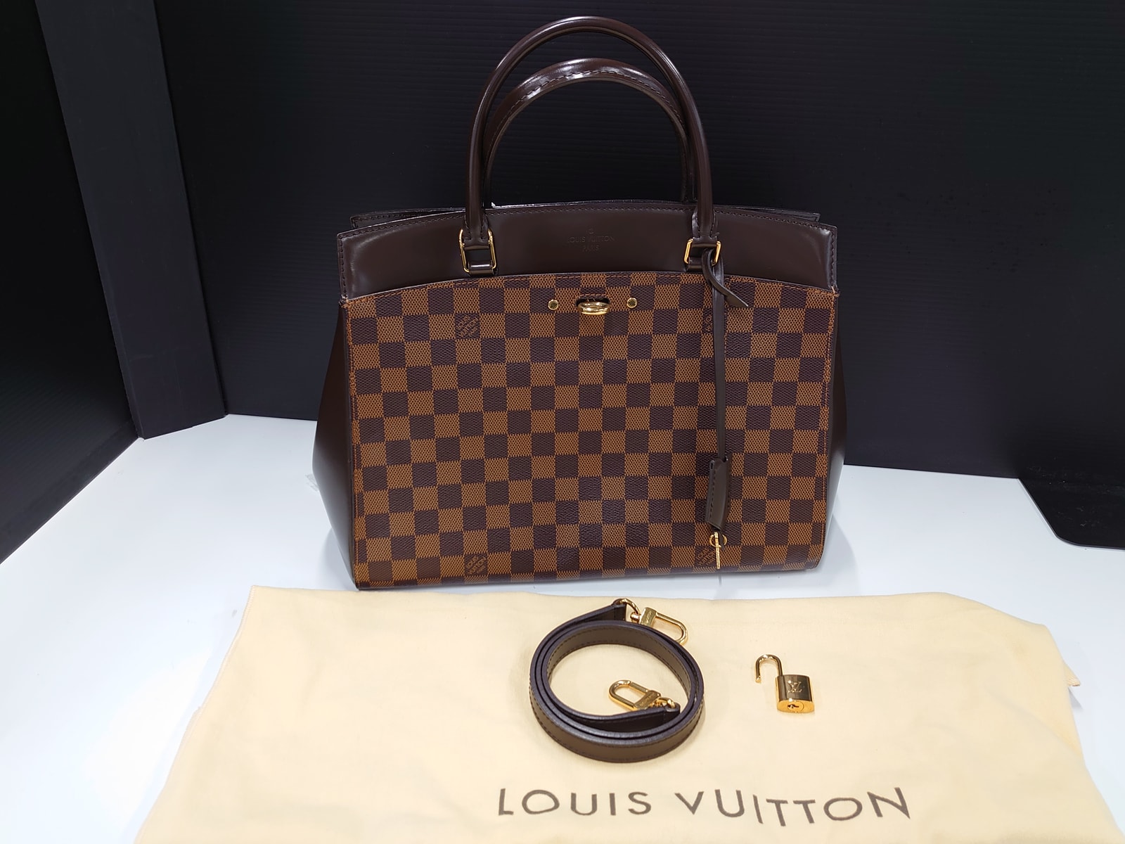 【3日間返品可】 LOUIS VUITTON ルイ・ヴィトン リヴォリMM 2WAYバッグ ダミエキャンバス レディース｜カエセル