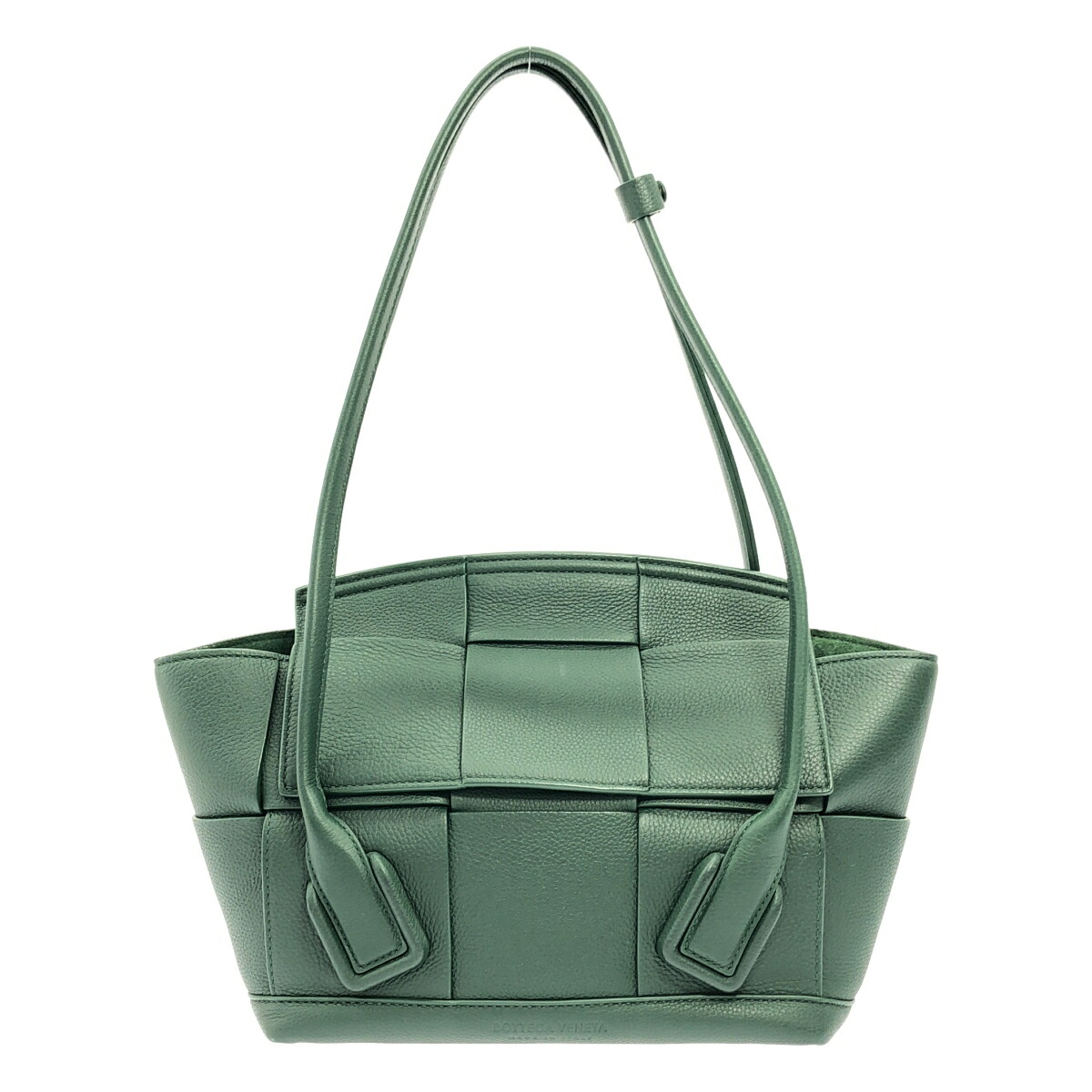 【最大限度15％OFF引き換え証】BOTTEGA VENETA ボッテガ・ヴェネタ スモールザアルコ 緑であること ショルダーバッグ【中古】