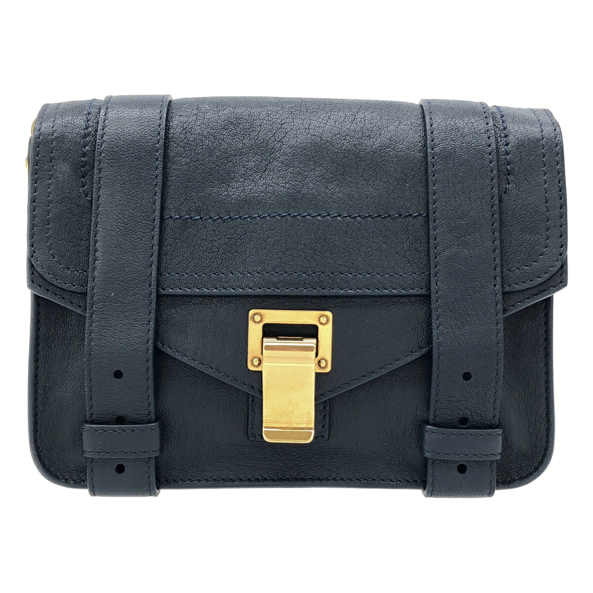 【最大限度15％OFF引き換え証】Proenza Schouler プロエンザスクーラー ショルダーバッグ 青碧 ショルダーバッグ【中古】