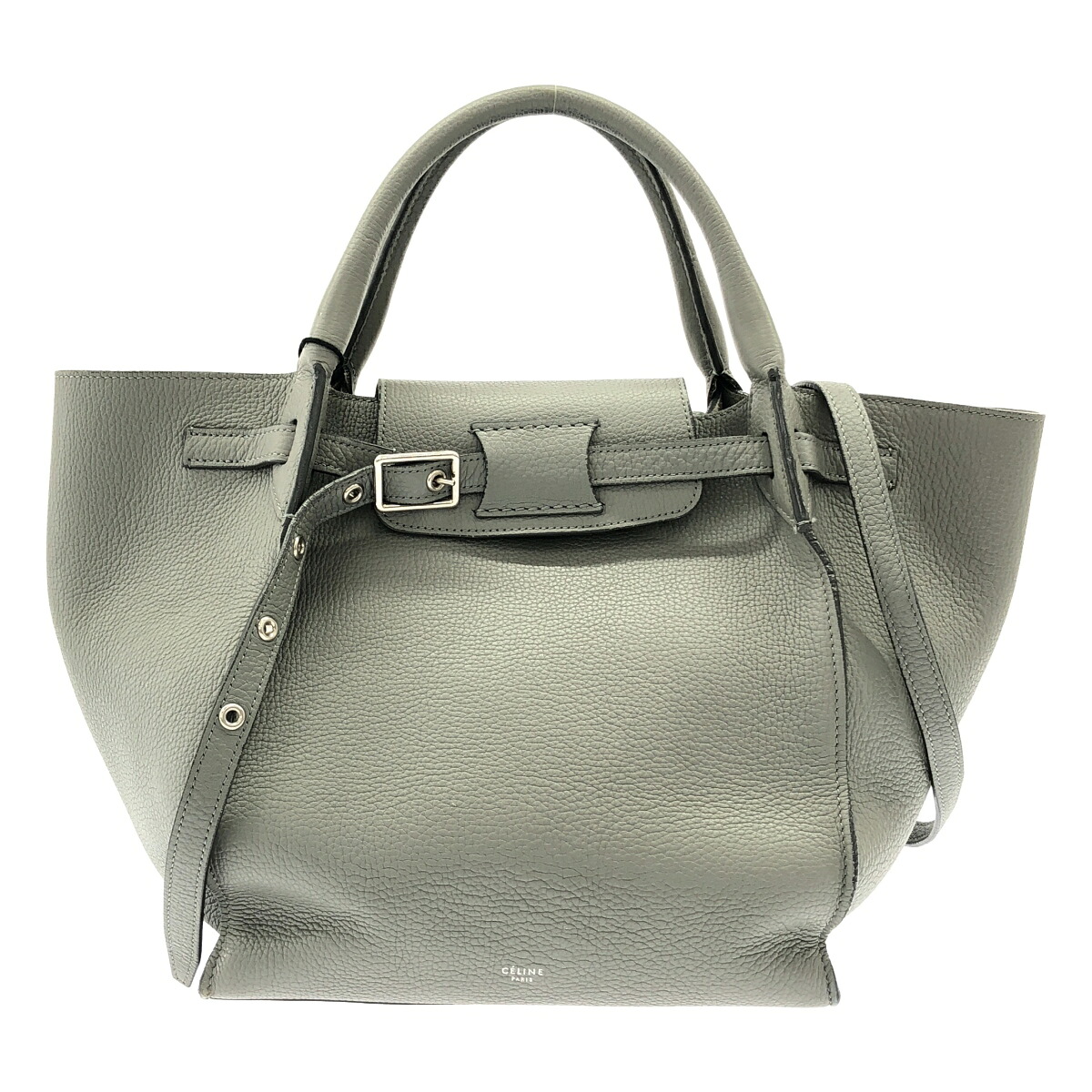 【3日間返品可】CELINE セリーヌ ビッグバッグスモール グレー 2WAYバッグ【中古】|カエセル