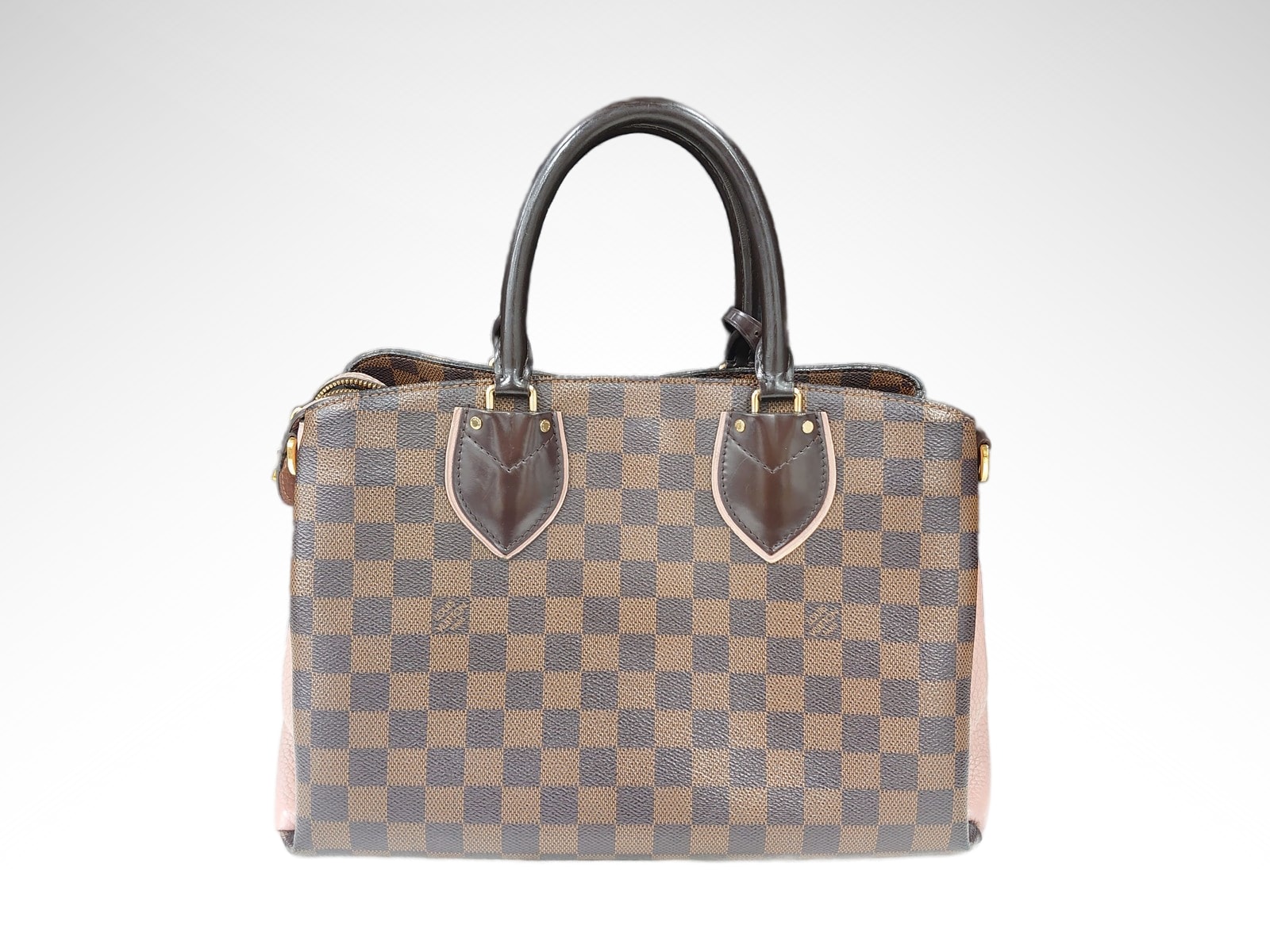 【最大限度15％OFF引き換え証】LOUIS VUITTON ルイ・ヴィトン ノルマンディ 赤銅色/さくら色 2WAY御徒面子【中古】