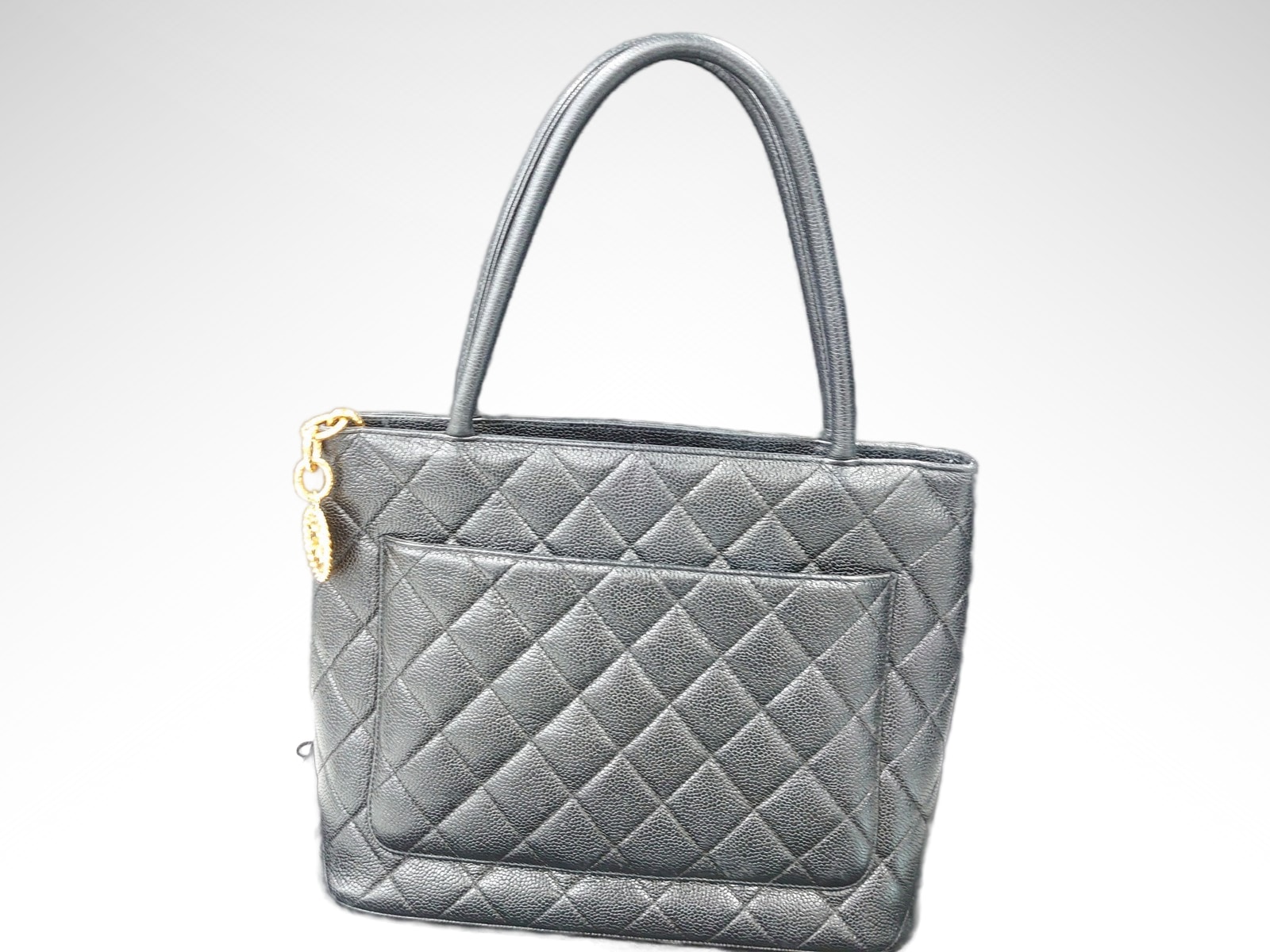 【最大限度15％OFF引き換え証】CHANEL シャネル 刷り直すトートバッグ 黒いこと トートバッグ【中古】