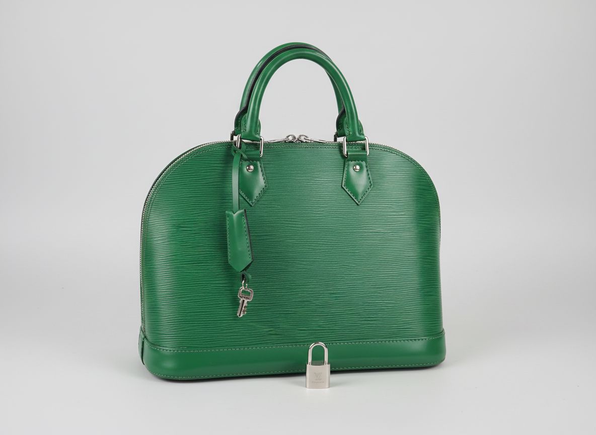 【最大限度15％OFFクーポン券】LOUIS VUITTON ルイ・ヴィトン アルマPM 緑であること ハンドバック【中古】