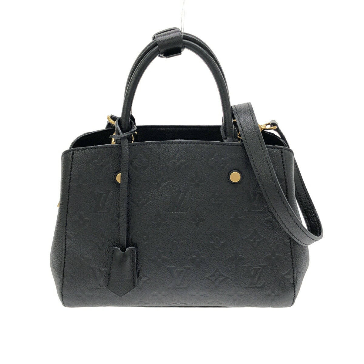 【最大限度15％OFF引き換え証】LOUIS VUITTON ルイ・ヴィトン モンテーニュBB 黒いこと 2WAY御徒面子【中古】
