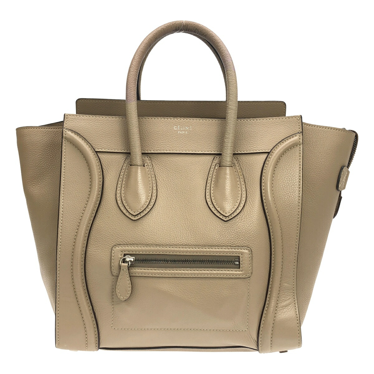 CELINE セリーヌ ミニショッパー ベージュ ハンドバック【中古】