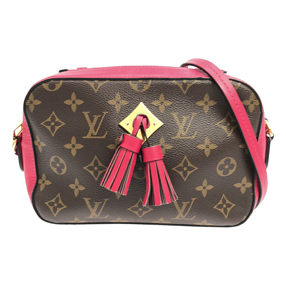 LOUIS VUITTON ルイ・ヴィトン サントンジュ 赤銅色/サクラ色 ショルダーバッグ【中古】