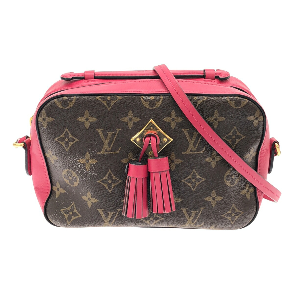 LOUIS VUITTON ルイ・ヴィトン サントンジュ 赤銅色/さくら色 ショルダーバッグ【中古】
