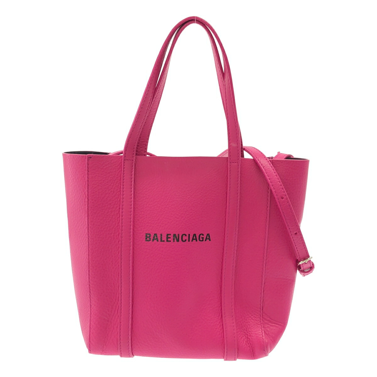 【最大限度15％OFF引き換え証】BALENCIAGA バレンシアガ エブリデイトートXXS サクラ色 2WAY御徒面子【中古】