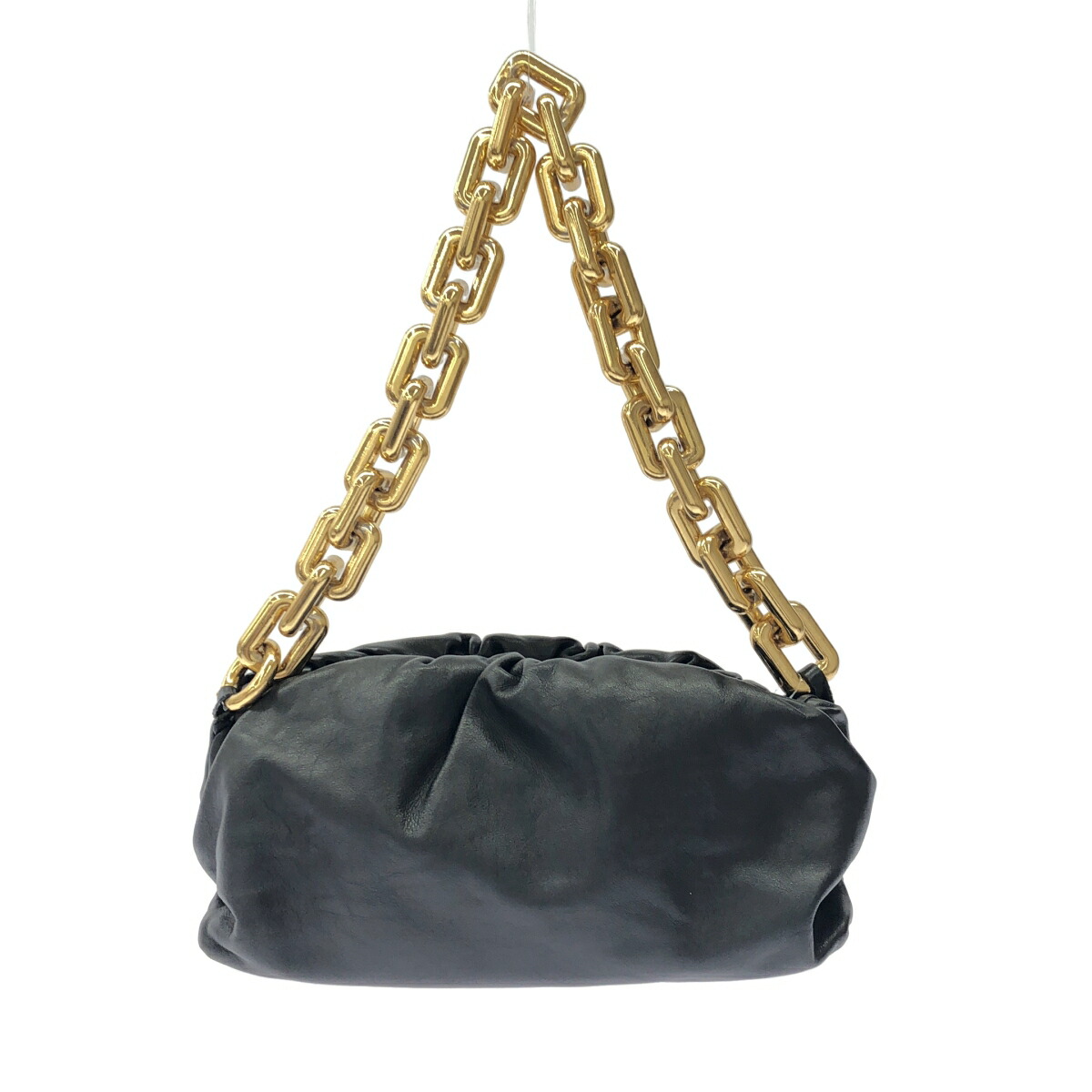 BOTTEGA VENETA ボッテガ・ヴェネタ ザチェーンポーチ 黒いこと ショルダーバッグ【中古】
