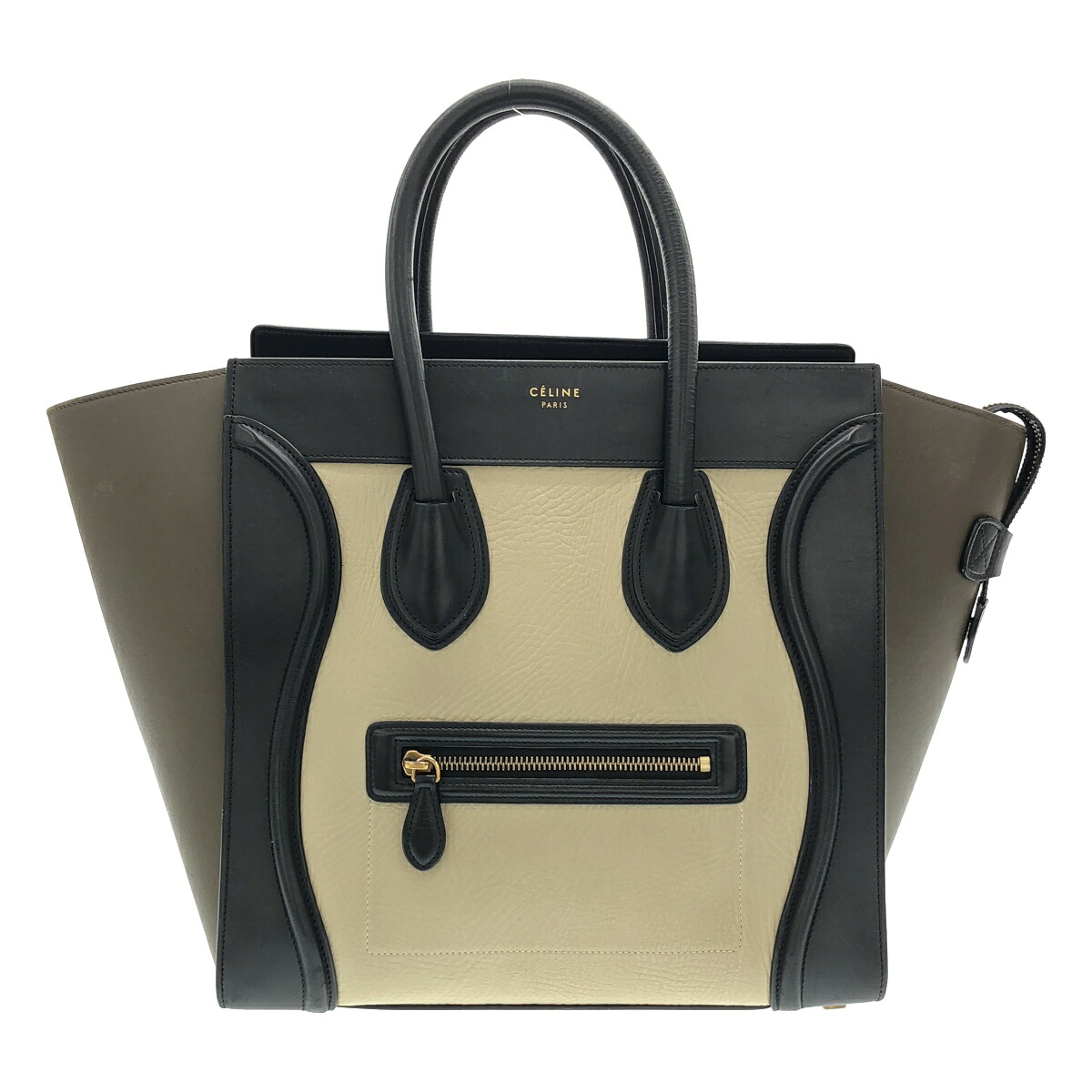 CELINE セリーヌ ミニショッパー ベージュ ハンドバック【中古】
