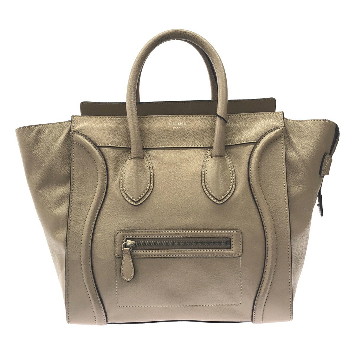 CELINE セリーヌ ミニショッパー ベージュ ハンドバック【中古】