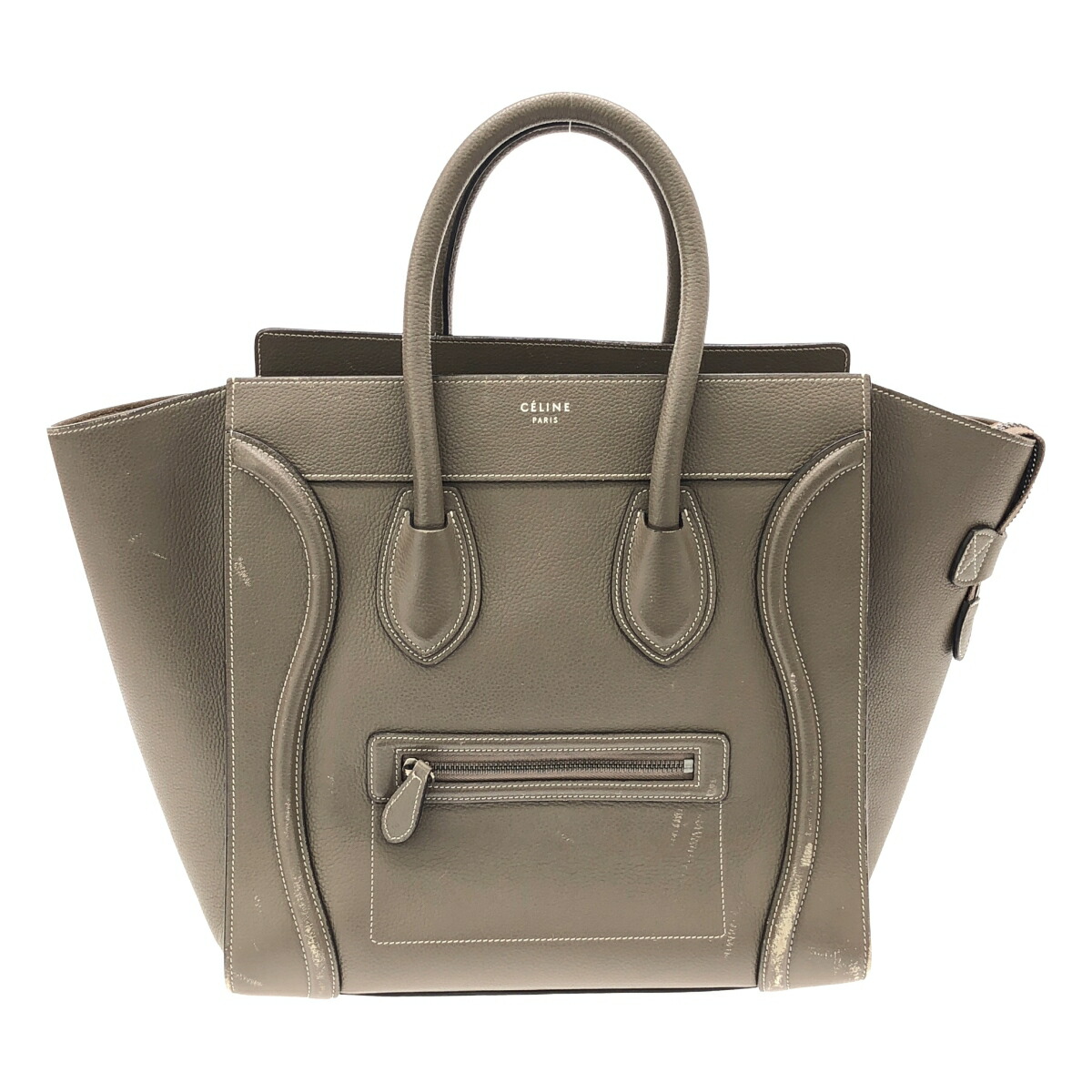 CELINE セリーヌ ミニショッパー 薄墨色 ハンドバック【中古】