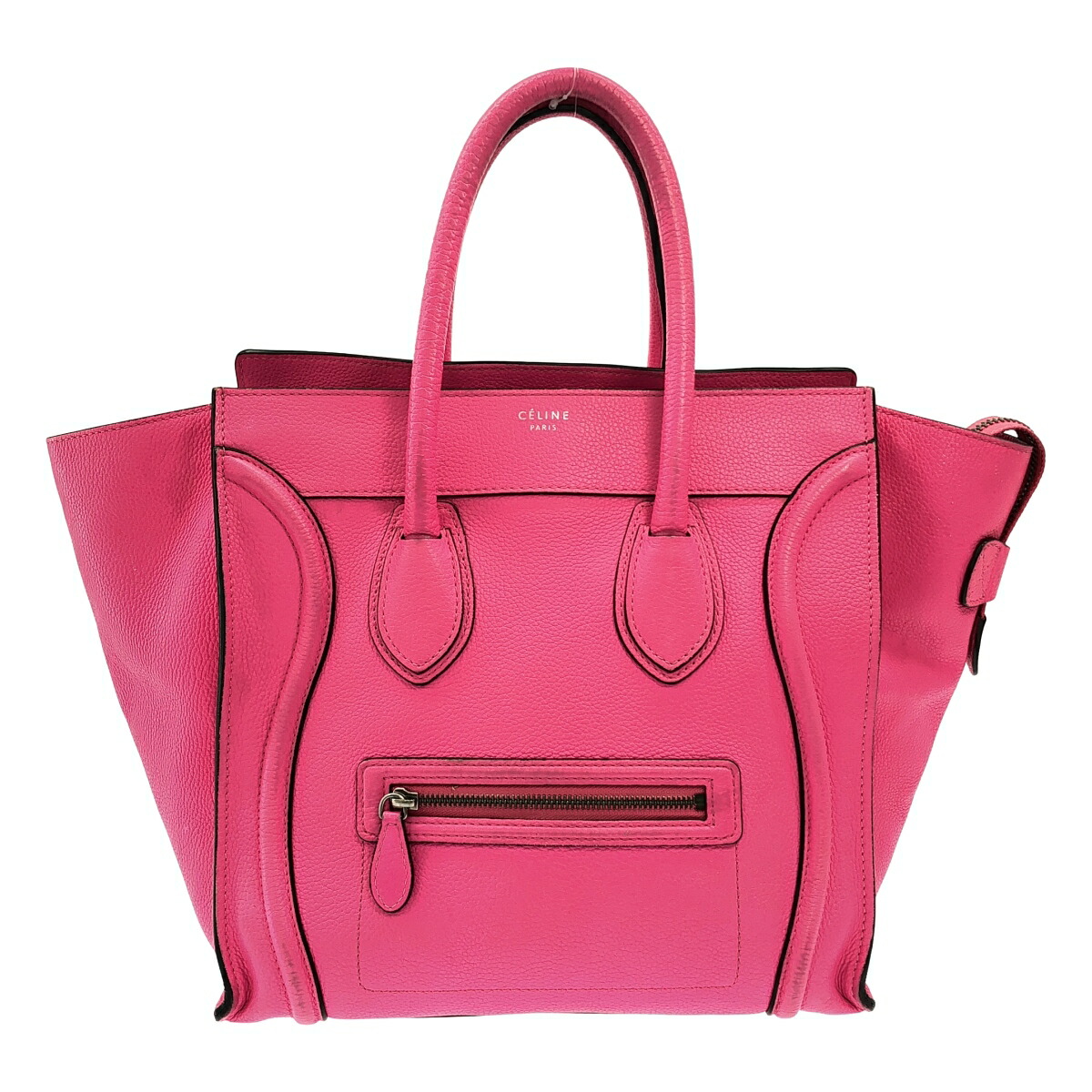 CELINE セリーヌ ミニショッパー サクラ色 ハンドバック【中古】
