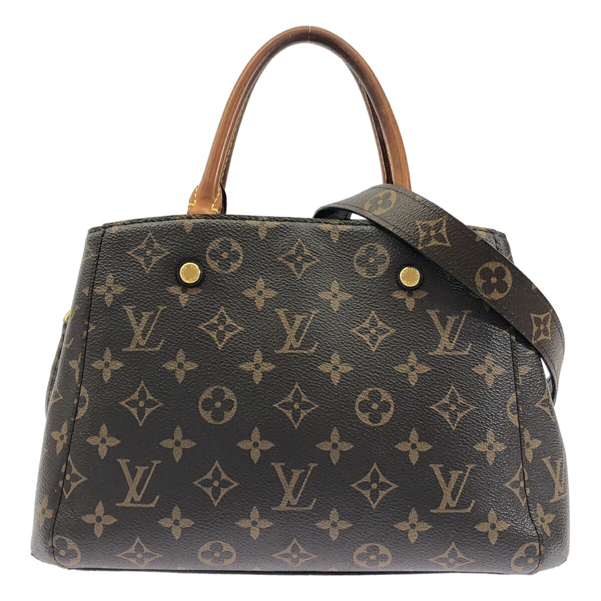 【最大限度15％OFF引き換え証】LOUIS VUITTON ルイ・ヴィトン モンテーニュBB 赤銅色 2WAY御徒面子【中古】