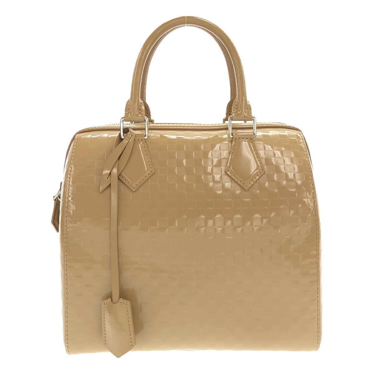 【最大限度15％OFF引き換え証】LOUIS VUITTON ルイ・ヴィトン スピーディ正六面体MM ベージュ ハンドバック【中古】