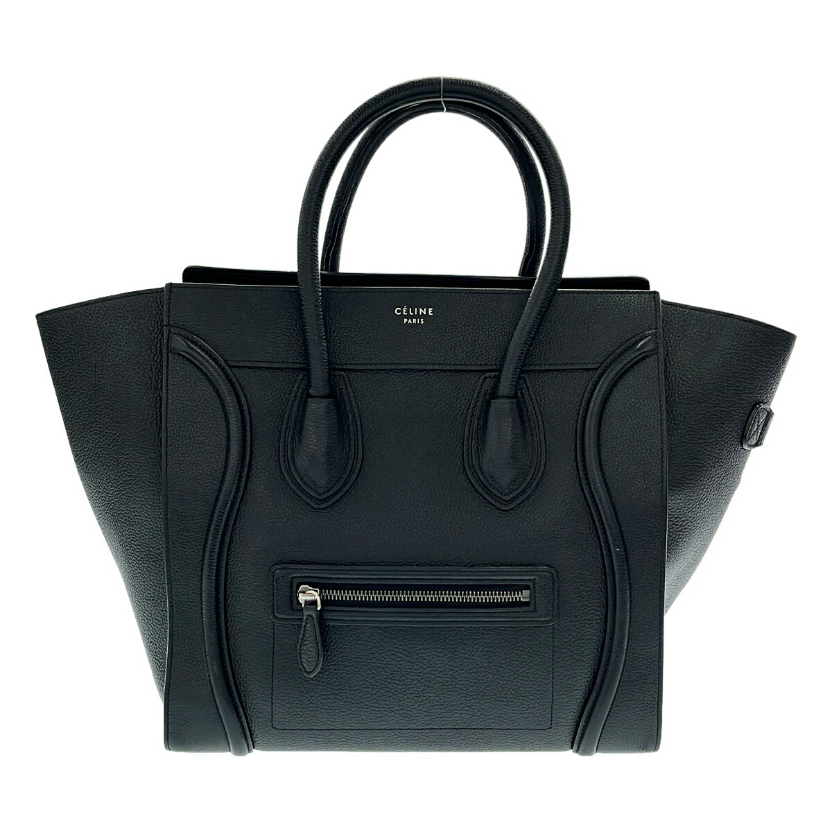 CELINE セリーヌ ミニショッパー 黒いこと ハンドバック【中古】