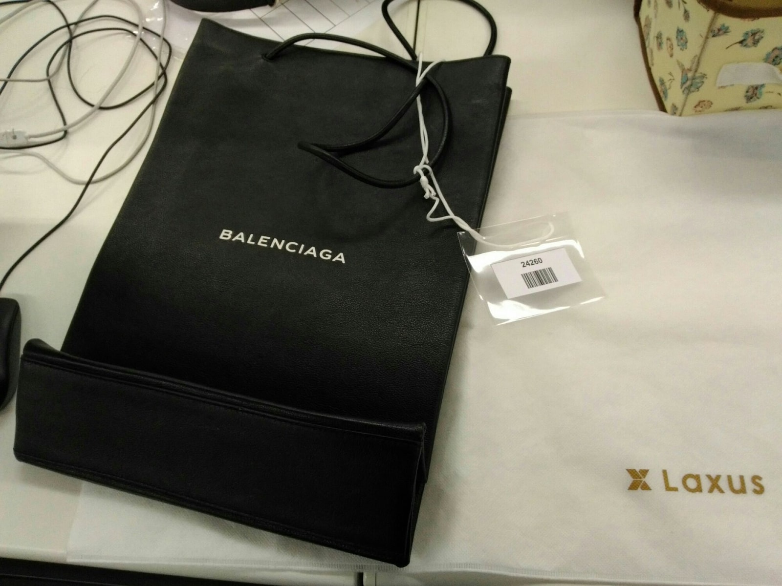 【3日間返品可】BALENCIAGA バレンシアガ ショッピングバッグM ブラック トートバッグ【中古】|カエセル