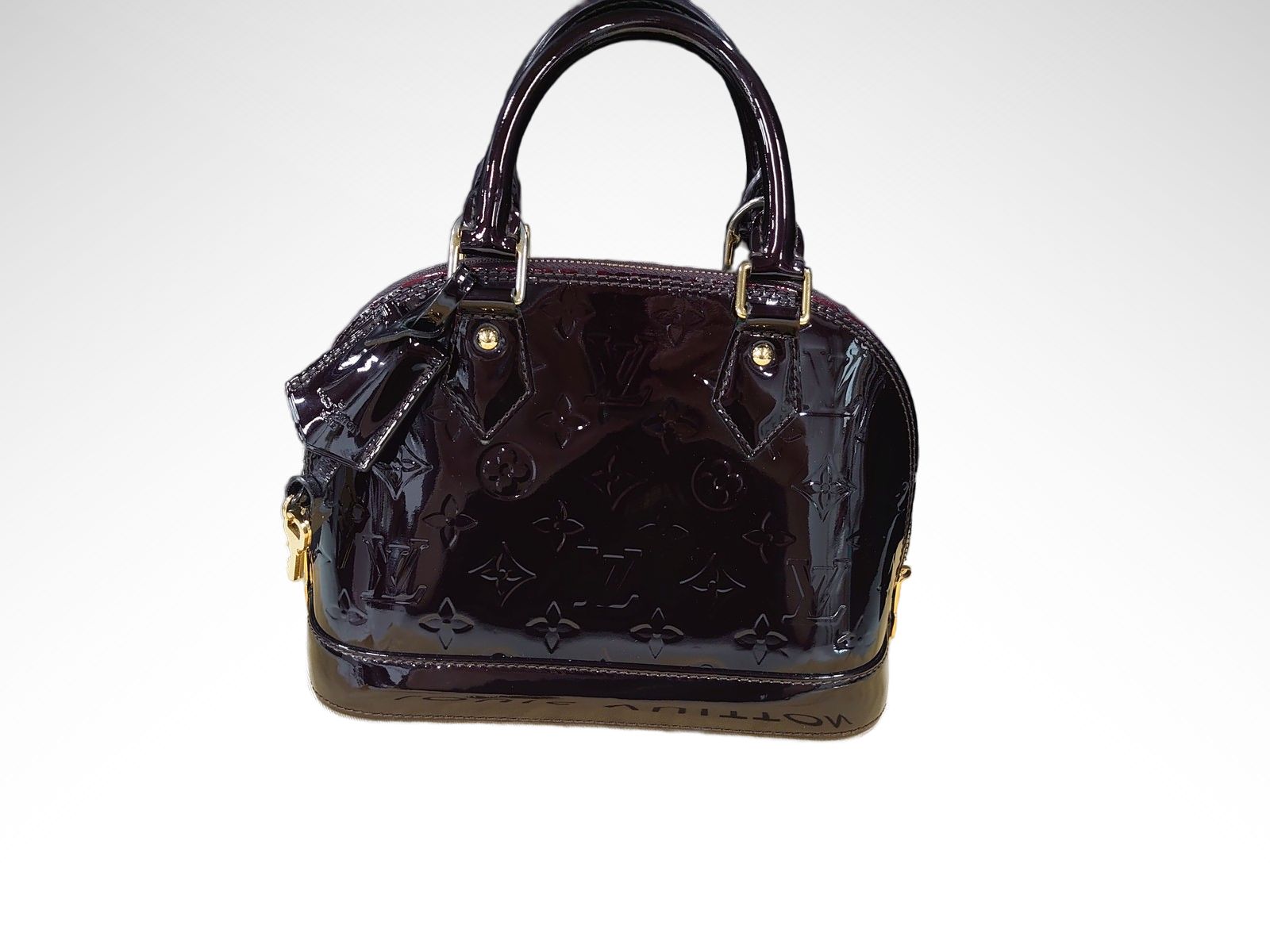 【最大限度15％OFF引き換え証】LOUIS VUITTON ルイ・ヴィトン アルマBB パープル ハンドバック【中古】