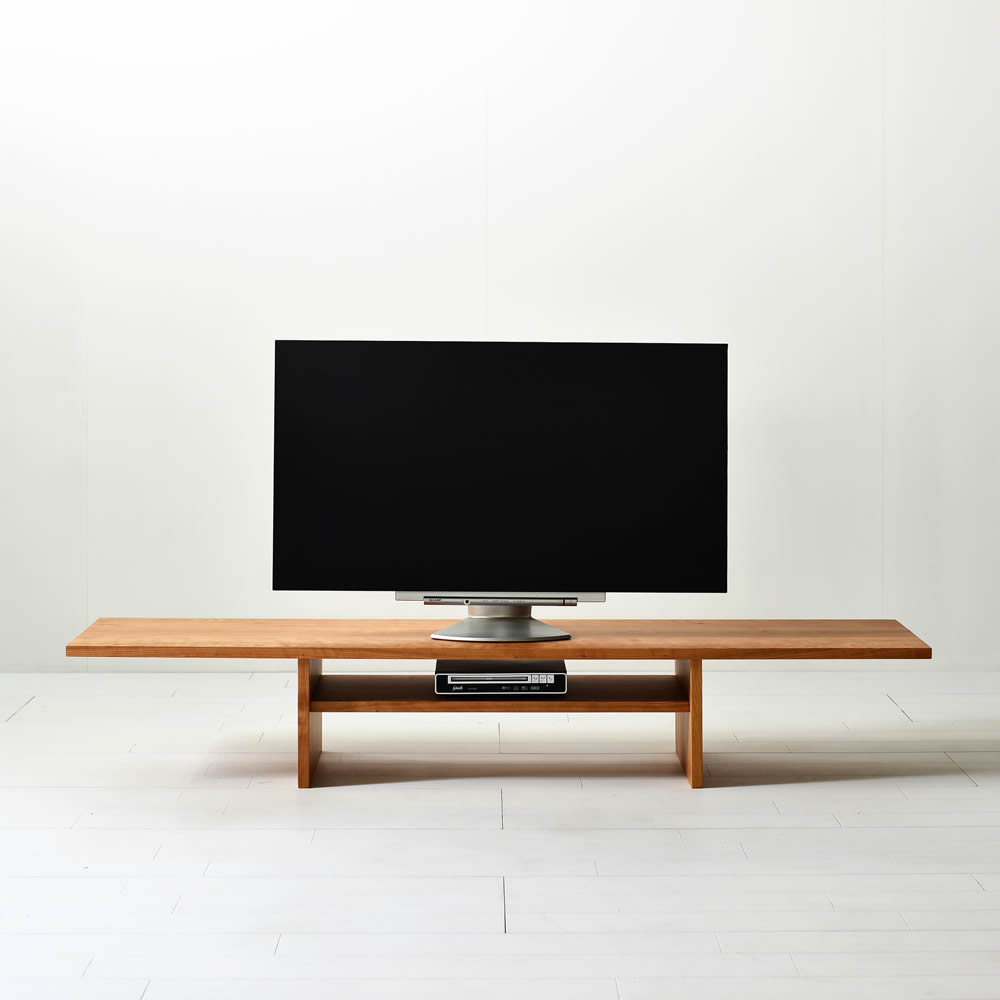 【国産/純乎たる/成し遂げる品】桜んぼう材 幅150糎 テレビ受像機台 テレビ受像機ゲーム盤 TV台 TVゲーム盤 置き目ゲーム盤 生まれながら木製 konoji テレビ受像機ゲーム盤 150 桜んぼう 日本製