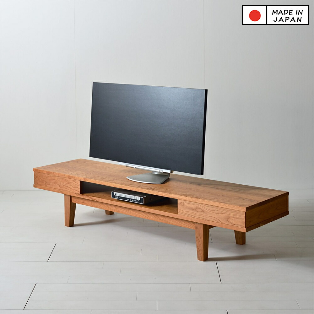 【大川家具 日本製 ウォールナット 無垢材 テレビボード テレビ台】 国産 日本製 テレビ台 おしゃれ 天然木 木製 160 完成品 テレビ