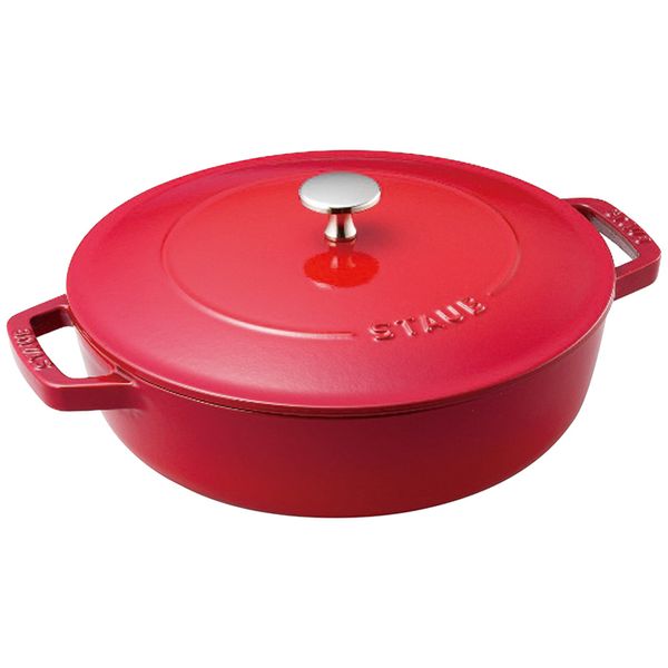 ツヴィリングJAヘンケルスジャパン ストウブ ブレイザーソテーパン24cm 40511-475-0（チェリー） ギフト 贈り物 送料無料[24]｜家具・インテリア雑貨　カグール