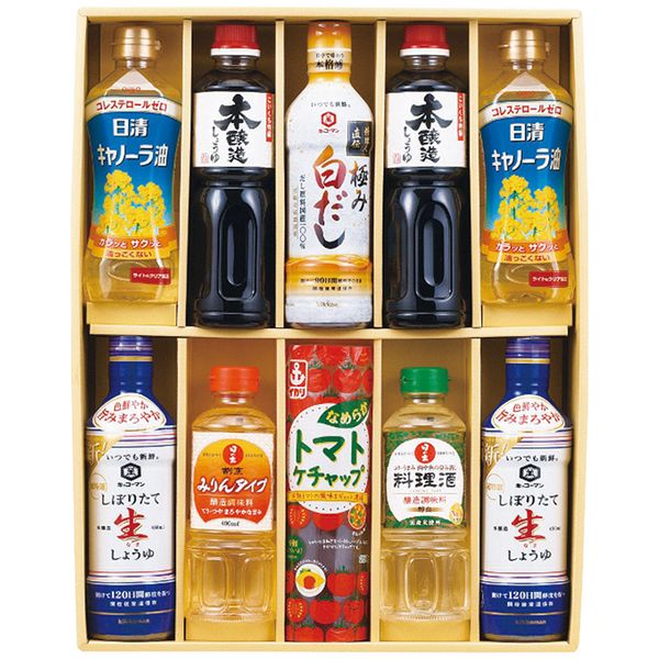 丸康 キッコーマン＆調味料バラエティセット KSM-80N ギフト 贈り物 送料無料[24]