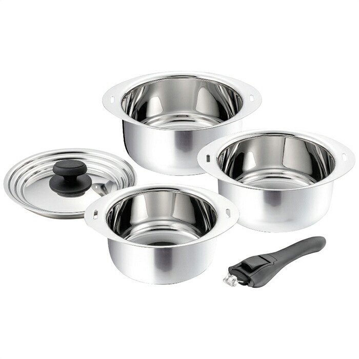 楽天市場】十得鍋 セット 宮崎製作所 JN-ST-1 ソースポット16・18