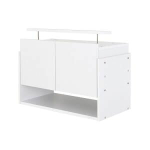 LED付きコレクションラック ワイド 上置き 高さ45-72 奥行39[00]｜家具・インテリア雑貨　カグール